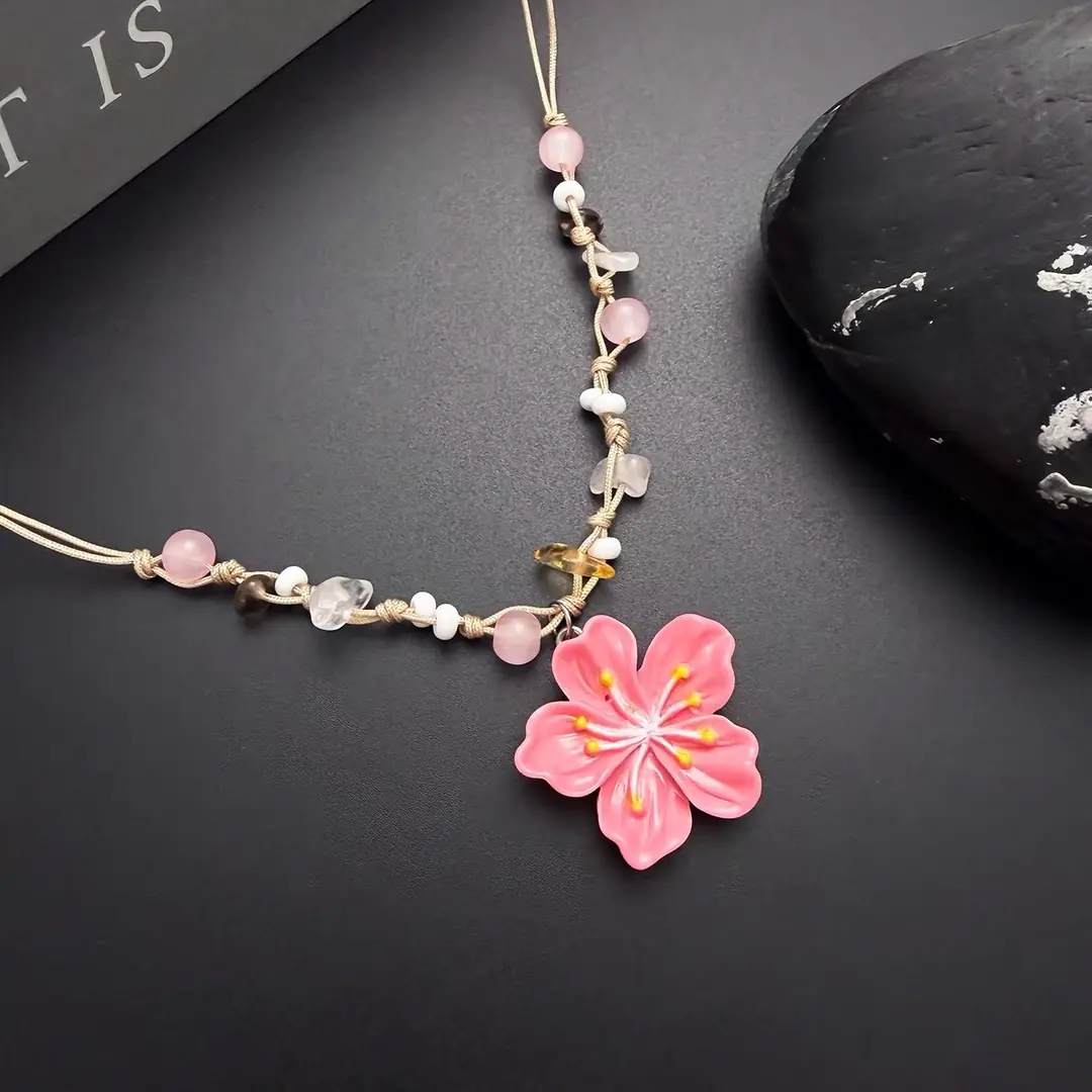 Ürün görseli hibiscus kolye