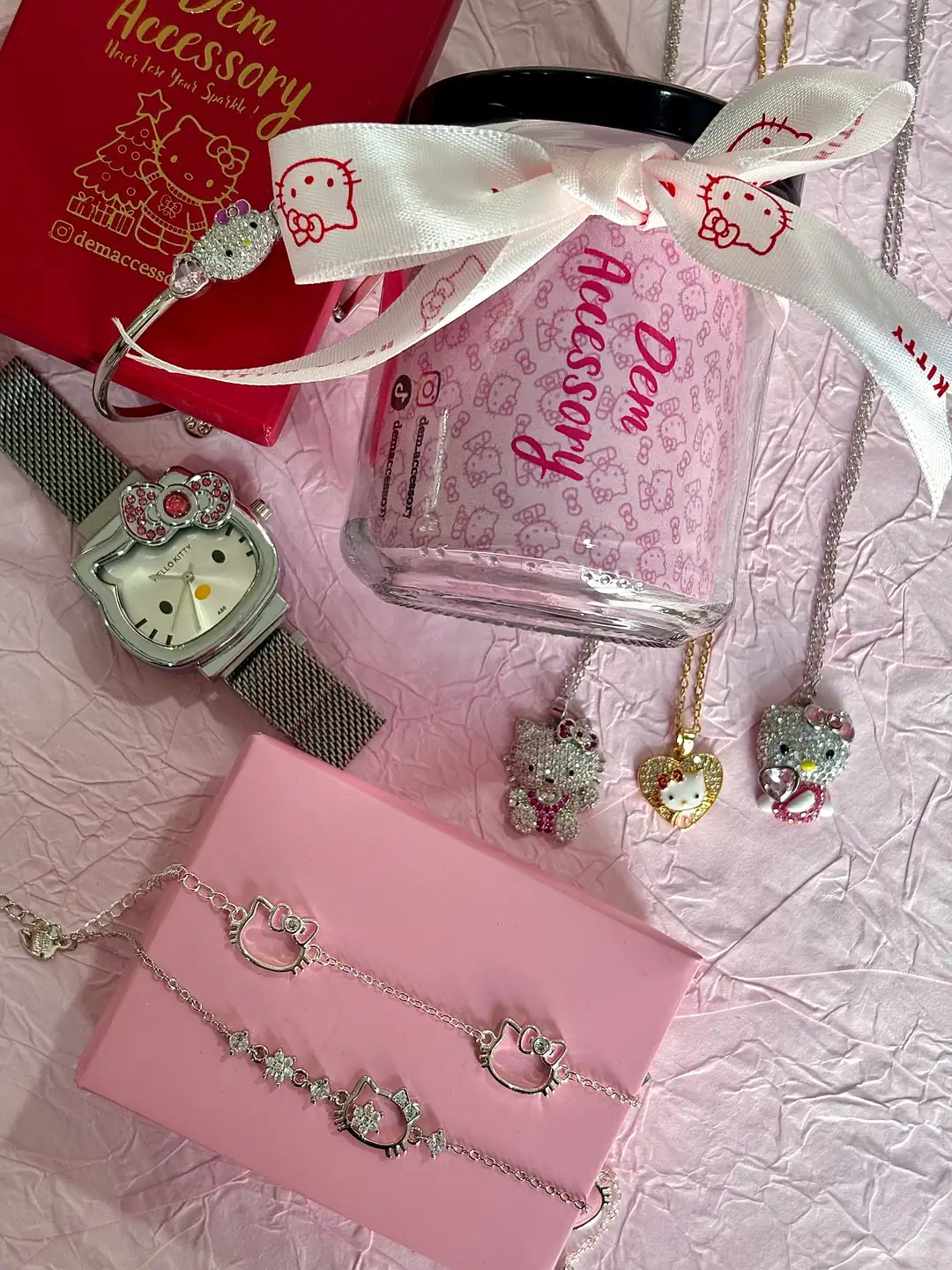 Ürün görseli Luxury Hello Kitty Takı Kavanozu ( 8 ürün )