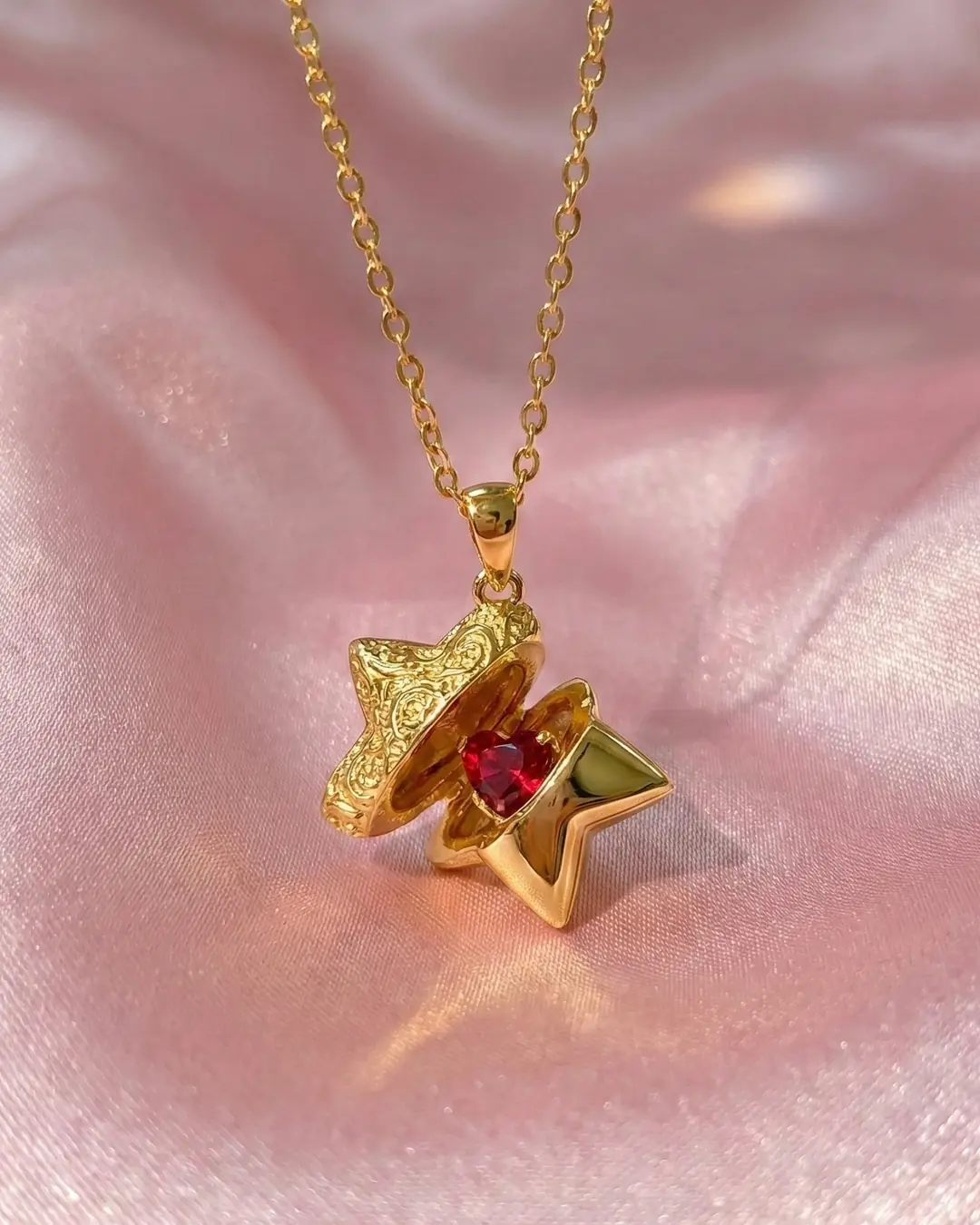 Ürün görseli Çelik | Gold Love Locked Kolye