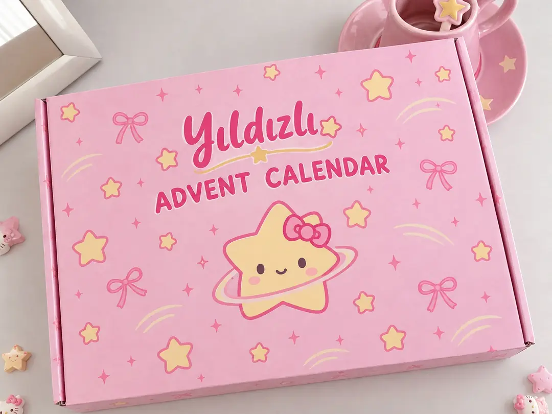 Ürün görseli Yıldızlı Advent Calendar  (Mini Boy - 5 Parçalı)